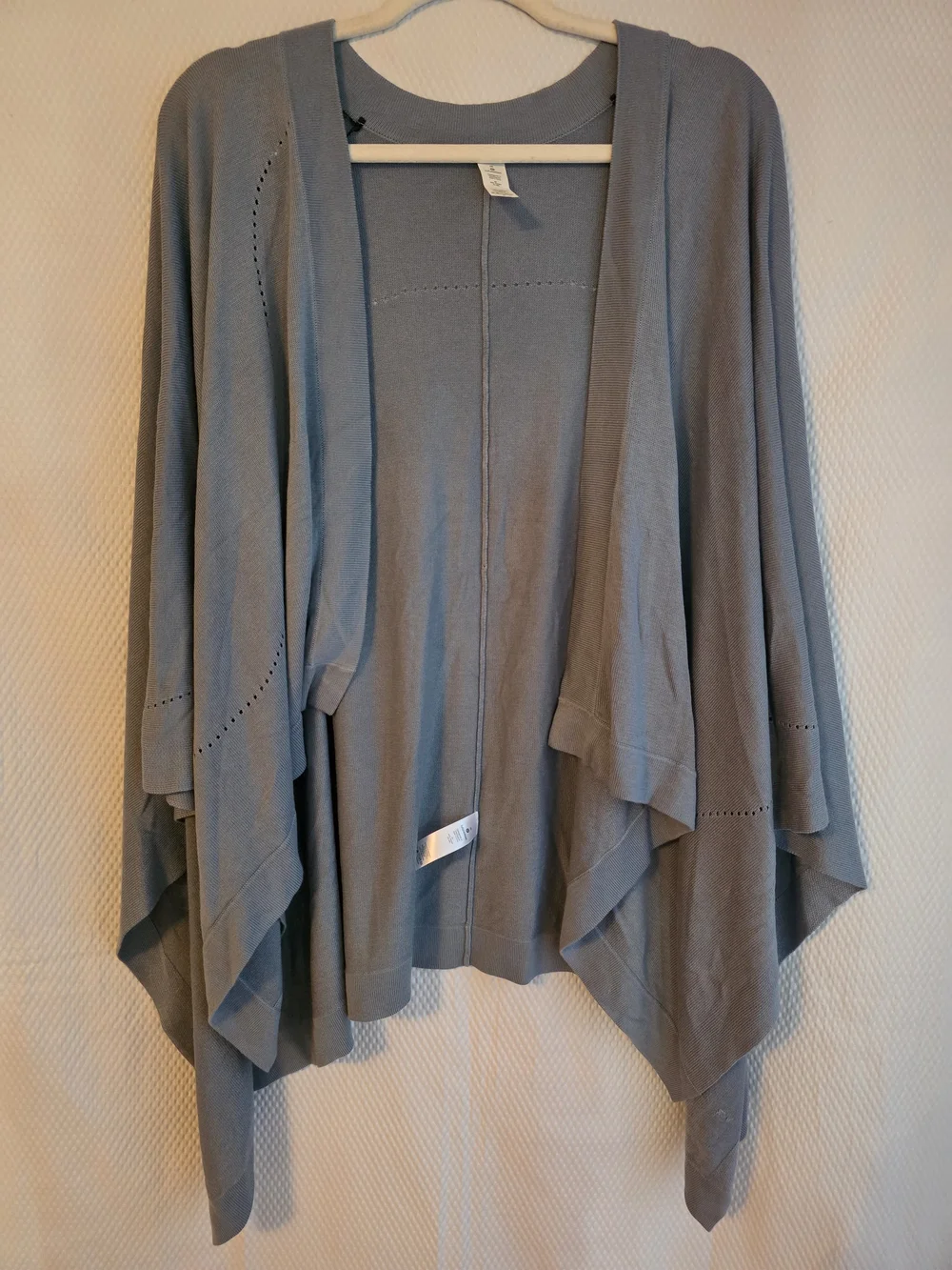Lululemon Open Mind Wrap Poncho Cape Blue Cast One Size Silk Blend